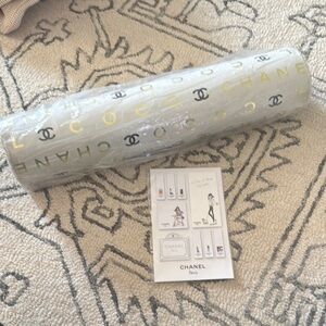 Chanel full roll wrapping paper and post it note set both still in original wrap